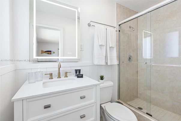 Bathroom, Glass Shower, Interior
