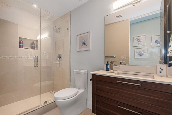 Bathroom, Glass Shower, Interior