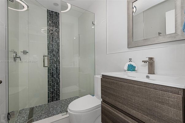 Bathroom, Glass Shower, Interior