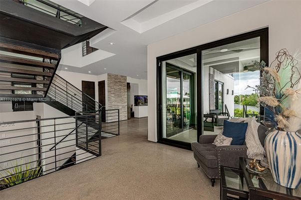 Interior, Recessed Lighting, Stone Walls