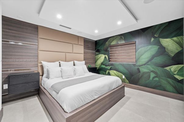 Bedroom, Interior, Recessed Lighting
