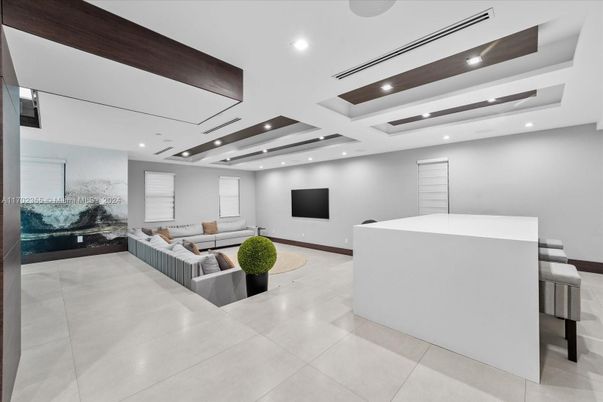 Interior, Living room, Recessed Lighting