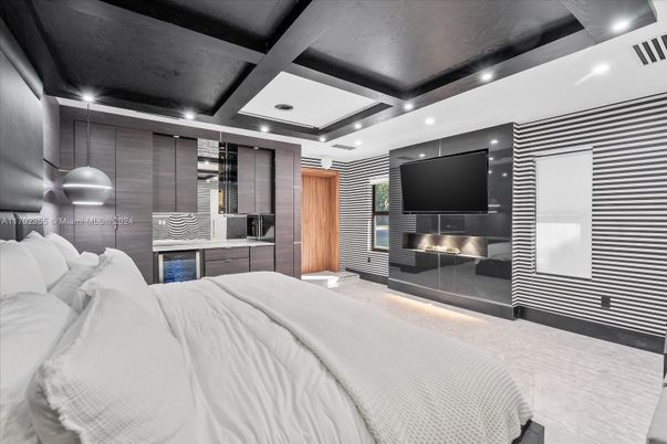Bedroom, Interior, Recessed Lighting