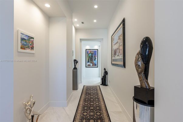 Interior, Marble, Recessed Lighting