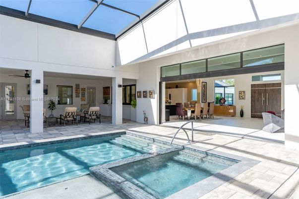 Dining room, Glass Ceilings, Interior, Pool, Sun Room