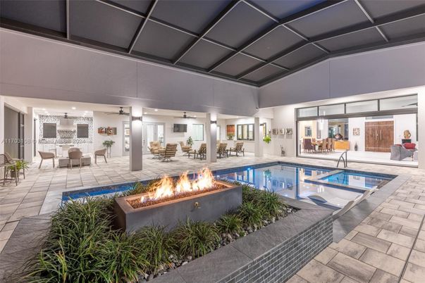Dining room, Interior, Pool