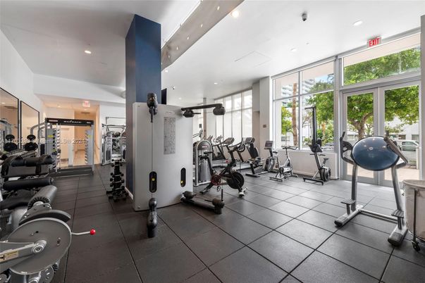 Fitness Equipment, Gym, Interior, Recessed Lighting