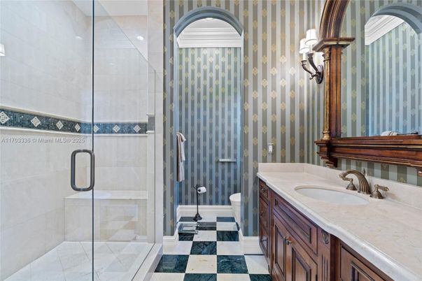 Bathroom, Glass Shower, Interior