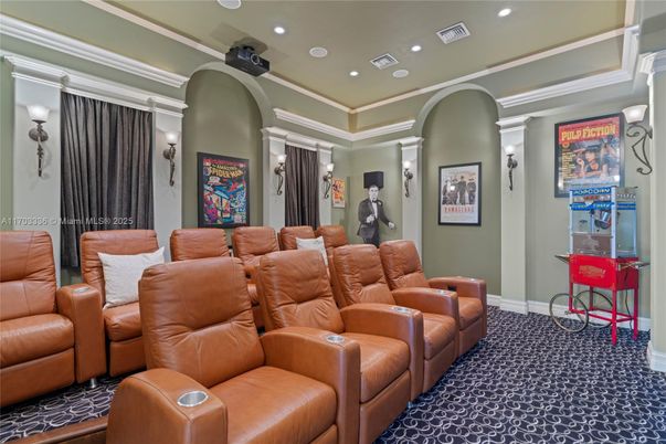 Home Theatre Room, Interior, Projection Screen, Recessed Lighting, Theatre Room