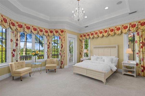 Bedroom, Chandelier, Interior, Recessed Lighting