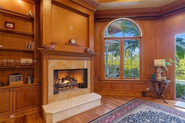 Fireplace, Interior, Wood Texture Flooring, Wooden Walls