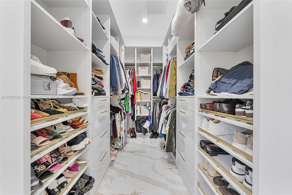 Interior, Marble, Recessed Lighting, Walk-in Closets