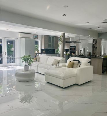 Interior, Kitchen, Living room, Marble, Recessed Lighting