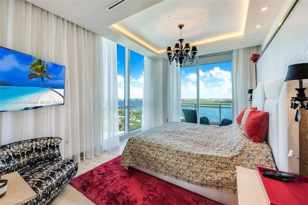 Bedroom, Chandelier, Interior, Recessed Lighting, Water