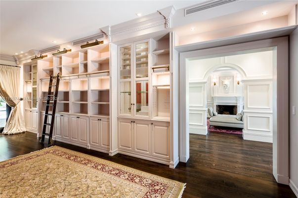 Fireplace, Interior, Recessed Lighting, Wood Texture Flooring