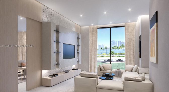 Interior, Living room, Recessed Lighting