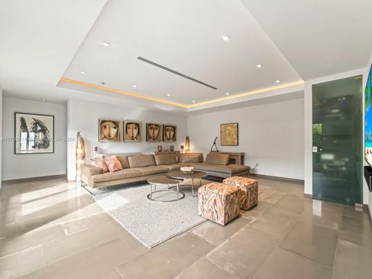 Interior, Living room, Recessed Lighting