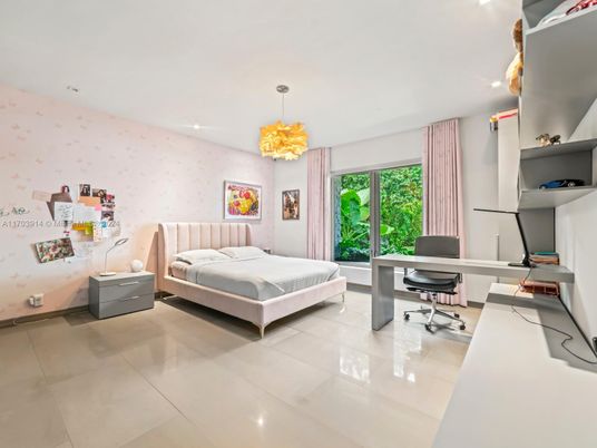 Bedroom, Chandelier, Home Office, Interior, Recessed Lighting