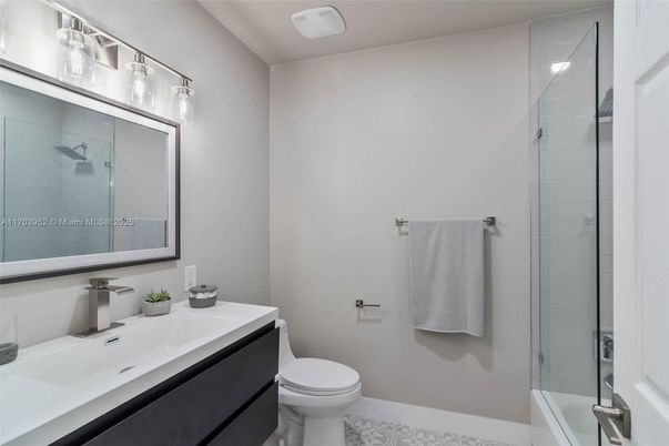 Bathroom, Glass Shower, Interior