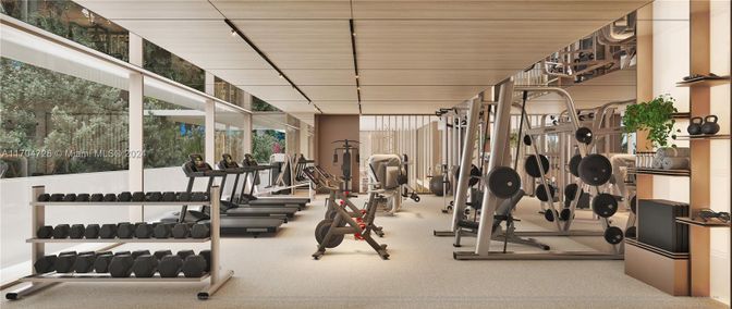 Fitness Equipment, Gym, Interior