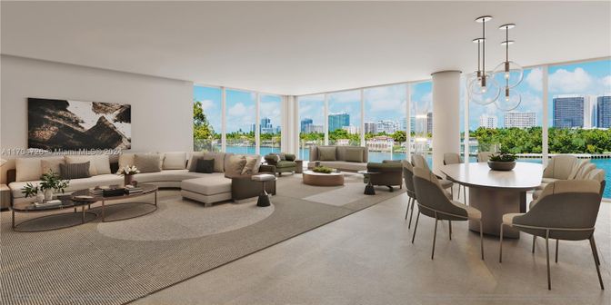 Dining room, Interior, Living room, Pendant Lights, Water