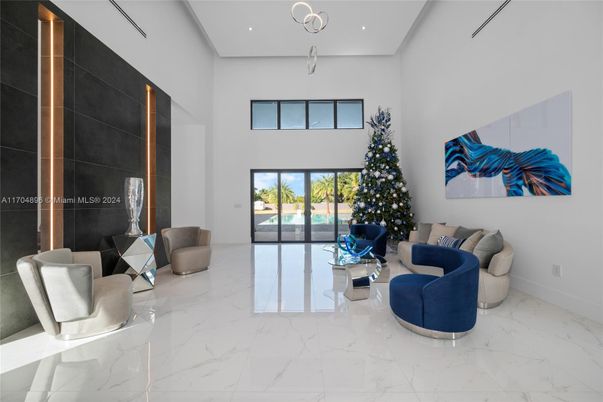 Interior, Living room, Marble, Recessed Lighting