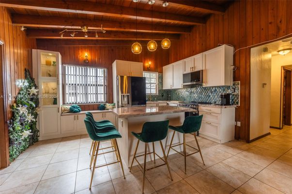 Interior, Kitchen, Pendant Lights, Wooden Beams, Wooden Ceilings, Wooden Walls