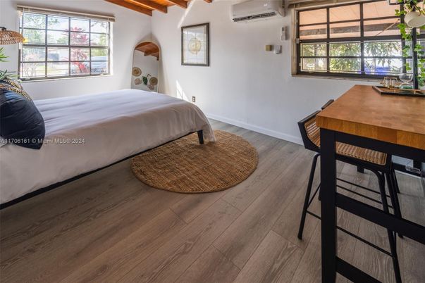 Bedroom, Interior, Wooden Beams, Wood Texture Flooring