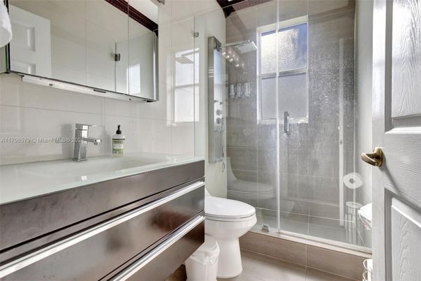 Bathroom, Glass Shower, Interior