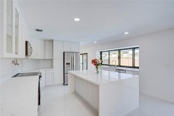 Interior, Kitchen, Recessed Lighting, Stainless Steel Appliances