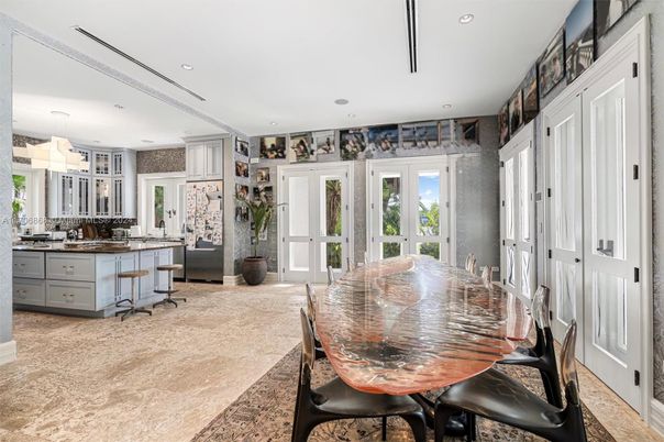 Dining room, Interior, Kitchen, Pendant Lights, Recessed Lighting