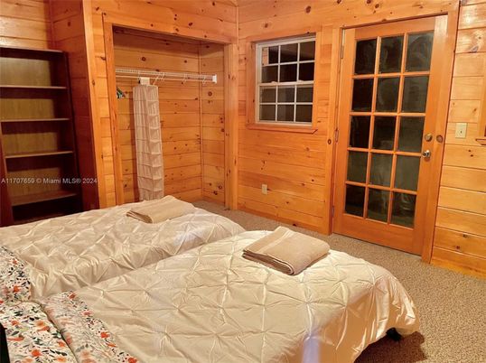 Bedroom, Interior, Wooden Walls