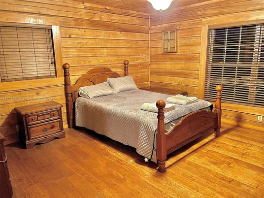 Bedroom, Interior, Wooden Ceilings, Wood Texture Flooring, Wooden Walls