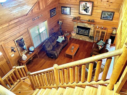 Fireplace, Interior, Living room, Wooden Ceilings, Wood Texture Flooring, Wooden Walls