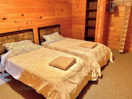 Bedroom, Interior, Wooden Walls