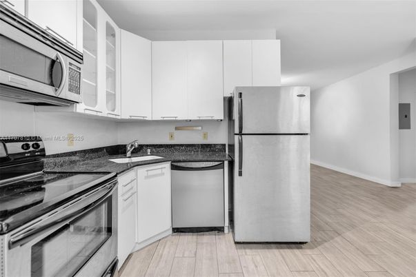 Interior, Kitchen, Wood Texture Flooring