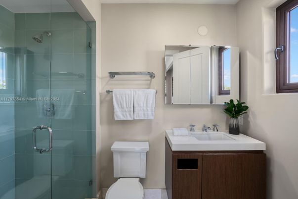 Bathroom, Glass Shower, Interior