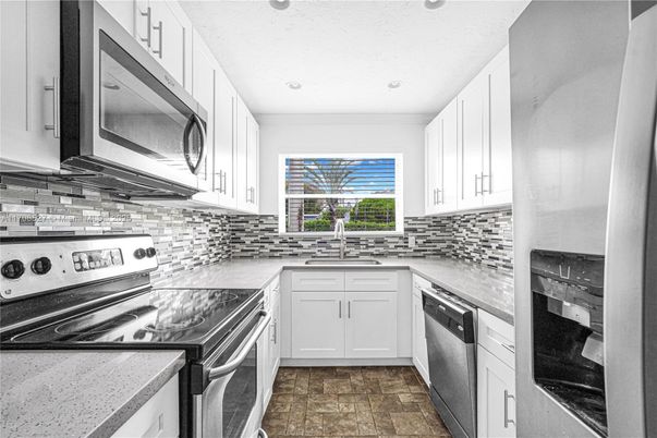 Interior, Kitchen, Recessed Lighting, Stainless Steel Appliances
