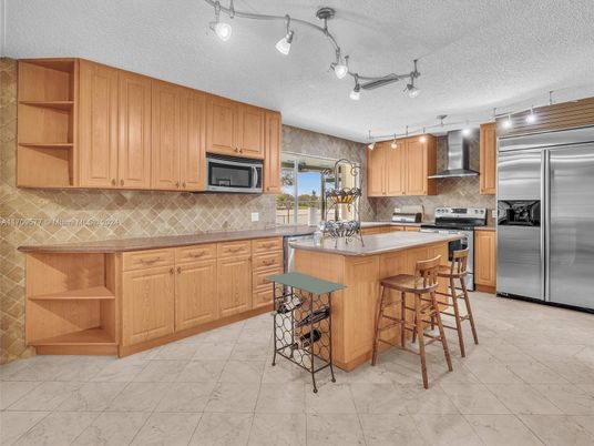 Interior, Kitchen, Marble, Stainless Steel Appliances