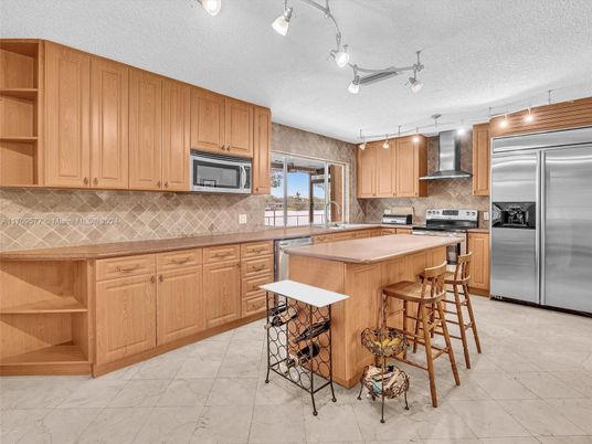 Interior, Kitchen, Marble, Stainless Steel Appliances