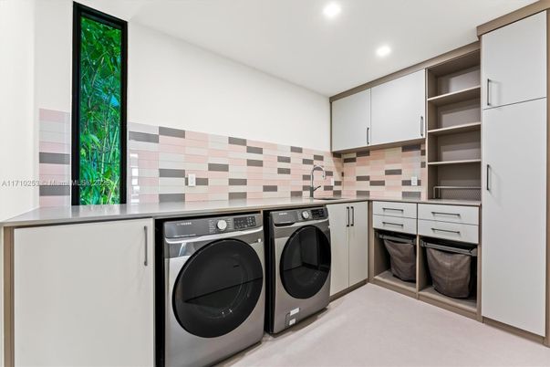 Interior, Recessed Lighting, Washer