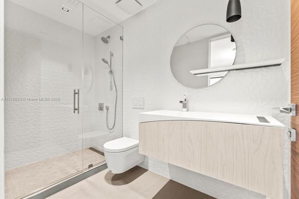 Bathroom, Glass Shower, Interior