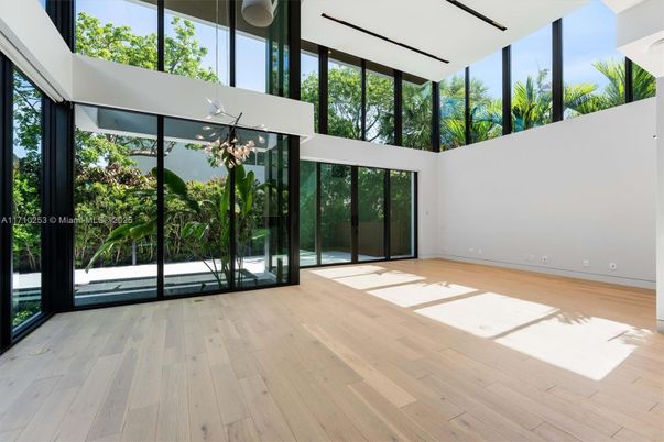 Interior, Pendant Lights, Sun Room, Wood Texture Flooring