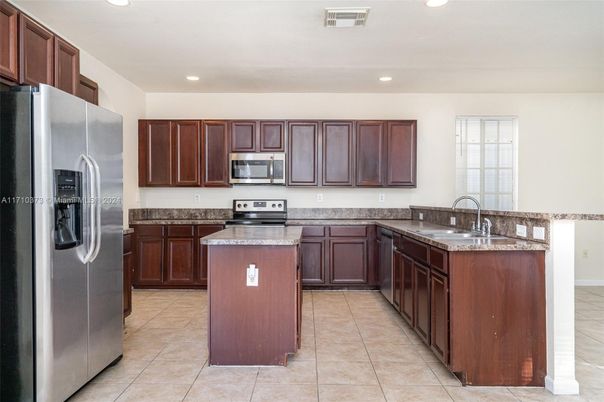 Interior, Kitchen, Recessed Lighting, Stainless Steel Appliances