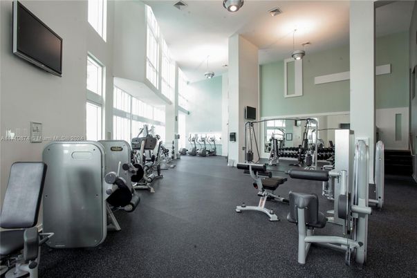 Fitness Equipment, Gym, Interior
