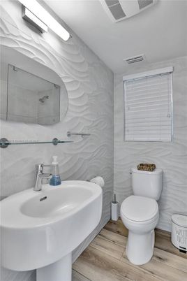 Bathroom, Interior, Wood Texture Flooring