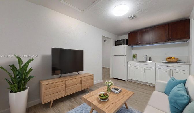 Interior, Kitchen, Living room, Wood Texture Flooring