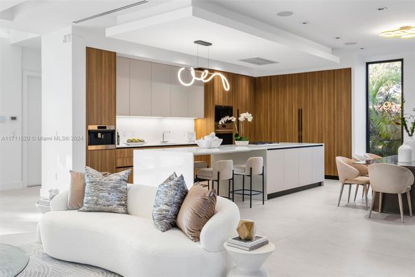 Dining room, Interior, Kitchen, Pendant Lights, Recessed Lighting