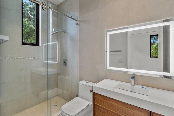 Bathroom, Glass Shower, Interior