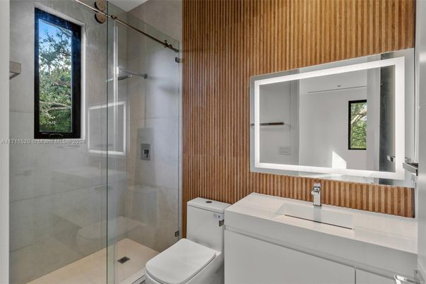 Bathroom, Glass Shower, Interior